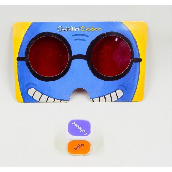 Cranium Cadoo 2004 Kids Board Game: Decoder Mask Dice Die Replacement Pieces - Picture 4 of 5
